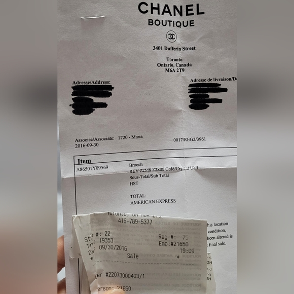 Chanel brooch with receipt - Picture 4 of 6